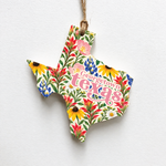Load image into Gallery viewer, Custom Wildflower Texas Ornaments
