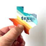 Load image into Gallery viewer, Custom '76 Stripes Texas Sticker
