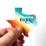 Load image into Gallery viewer, Custom '76 Stripes Texas Sticker
