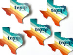 Load image into Gallery viewer, Custom '76 Stripes Texas Sticker
