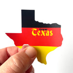 Load image into Gallery viewer, Custom Heritage Flag Texas Stickers
