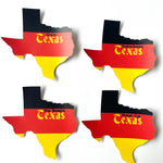 Load image into Gallery viewer, Custom Heritage Flag Texas Stickers
