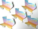 Load image into Gallery viewer, Custom '81 Stripes Texas Sticker
