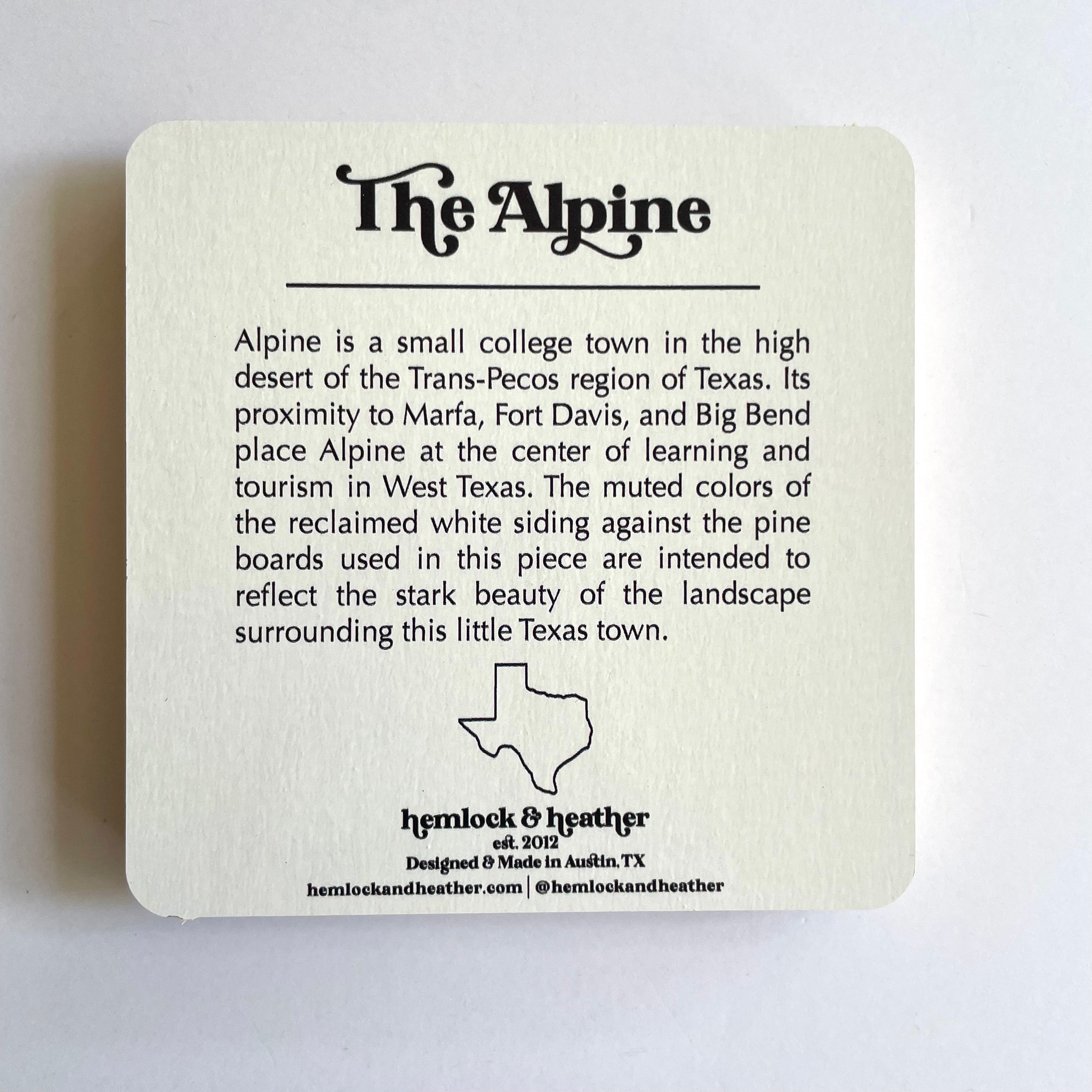 Alpine Texas Coasters