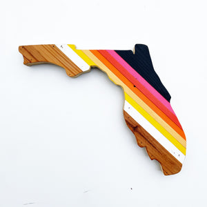 Retro Florida 15 in Wall Hanging | One of a Kind