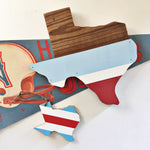 Load image into Gallery viewer, Team Spirit Texas Wall Hanging 12 in | One of a Kind
