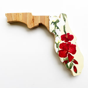Vintage Florida Wall Hanging 15 in | One of a Kind