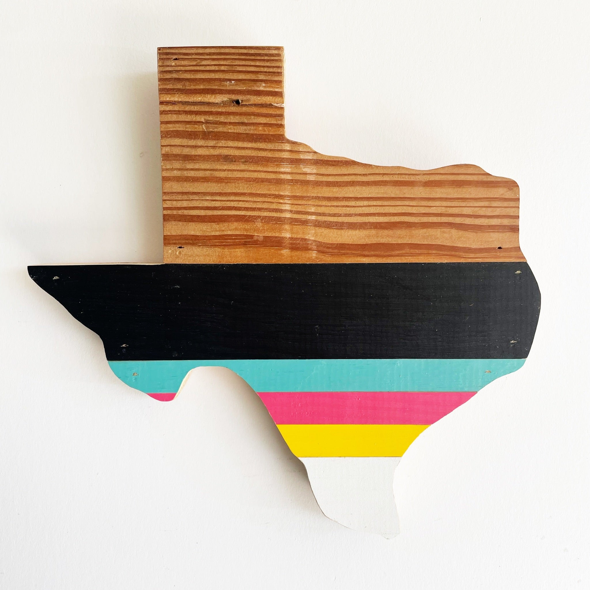 Team Spirit Texas Wall Hanging 12 in | One of a Kind