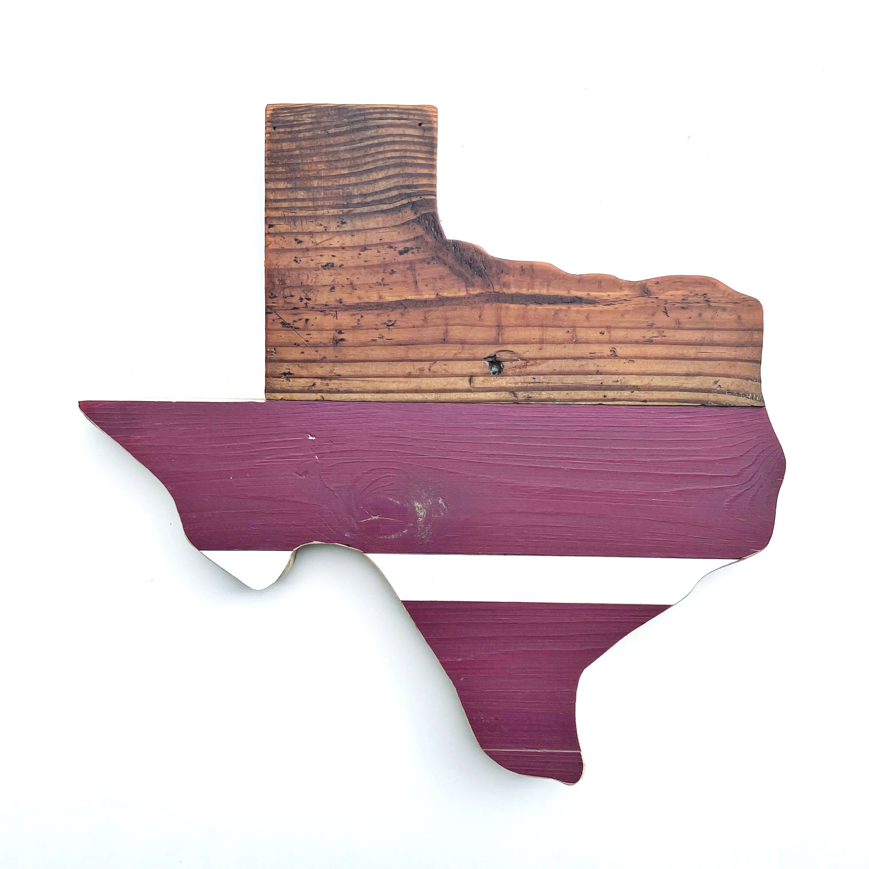 Team Spirit Texas Wall Hanging 15 in | One of a Kind