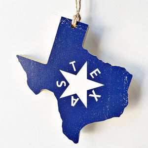 Heritage Texas Flag Ornaments