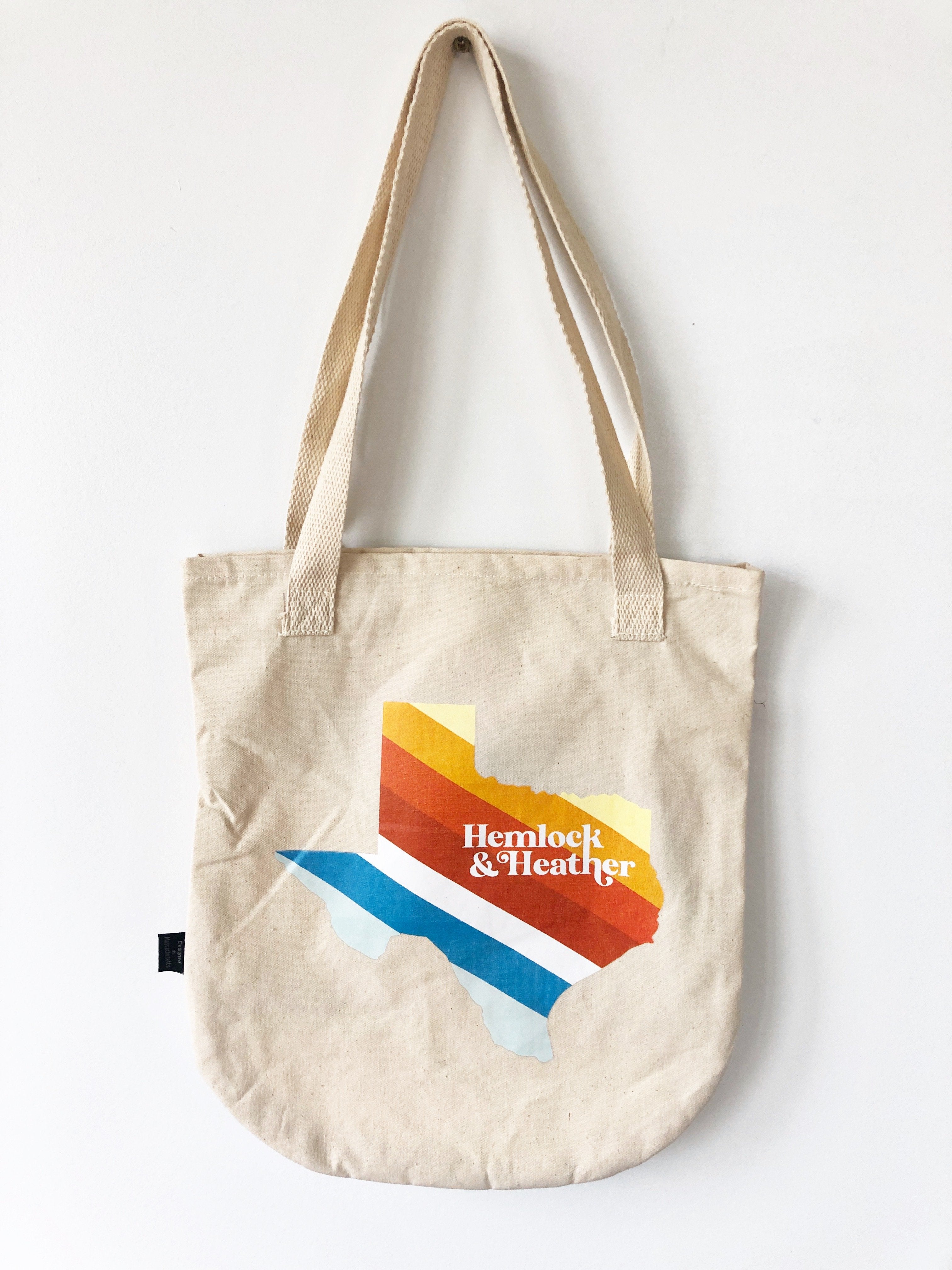 '76 HEMLOCK & HEATHER TEXAS Tote - Hemlock & Heather