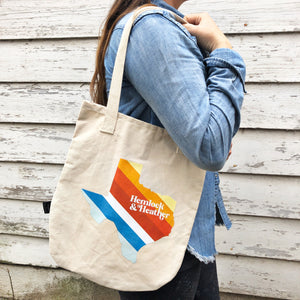'76 HEMLOCK & HEATHER TEXAS Tote - Hemlock & Heather