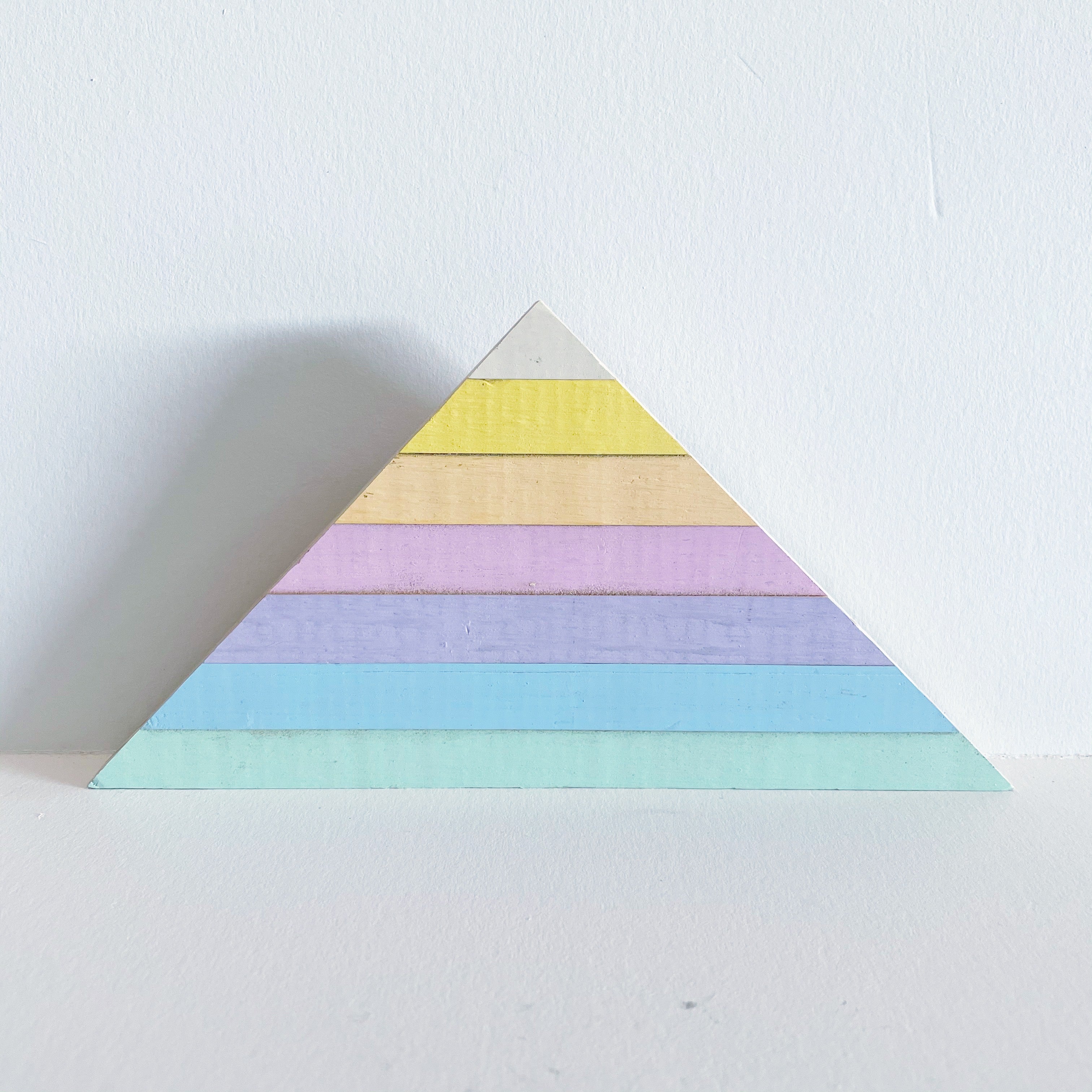 Triangle Shelf Art  7-12 in | One of a Kind