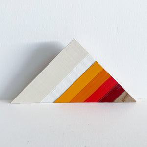 Triangle Shelf Art  7-12 in | One of a Kind