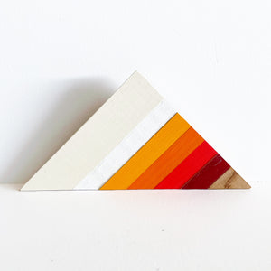 Triangle Shelf Art  7-12 in | One of a Kind