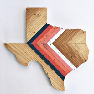 Reclaimed Wood Texas Wall Decor