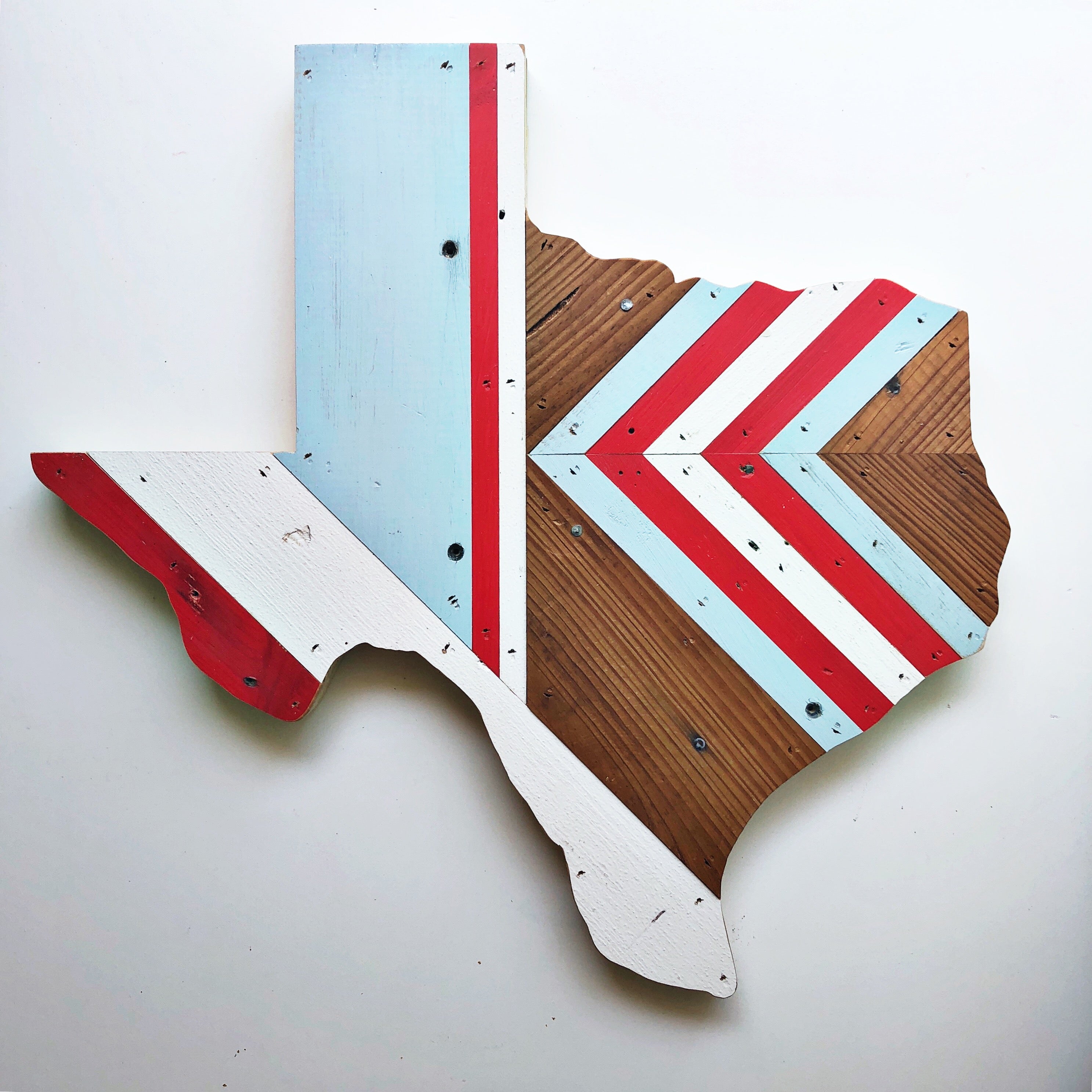 Luv Ya Blue Texas Wall Hanging 18 in | One of a Kind