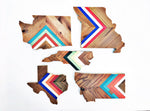Load image into Gallery viewer, CHEVRON MISSOURI - 15&quot; (One-of-a-Kind)
