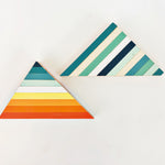 Load image into Gallery viewer, Triangle Shelf Art - 3-12&quot; (One-of-a-Kind) - Hemlock &amp; Heather
