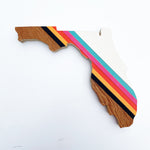 Load image into Gallery viewer, Retro Florida Wall Hanging 15 in | One of a Kind
