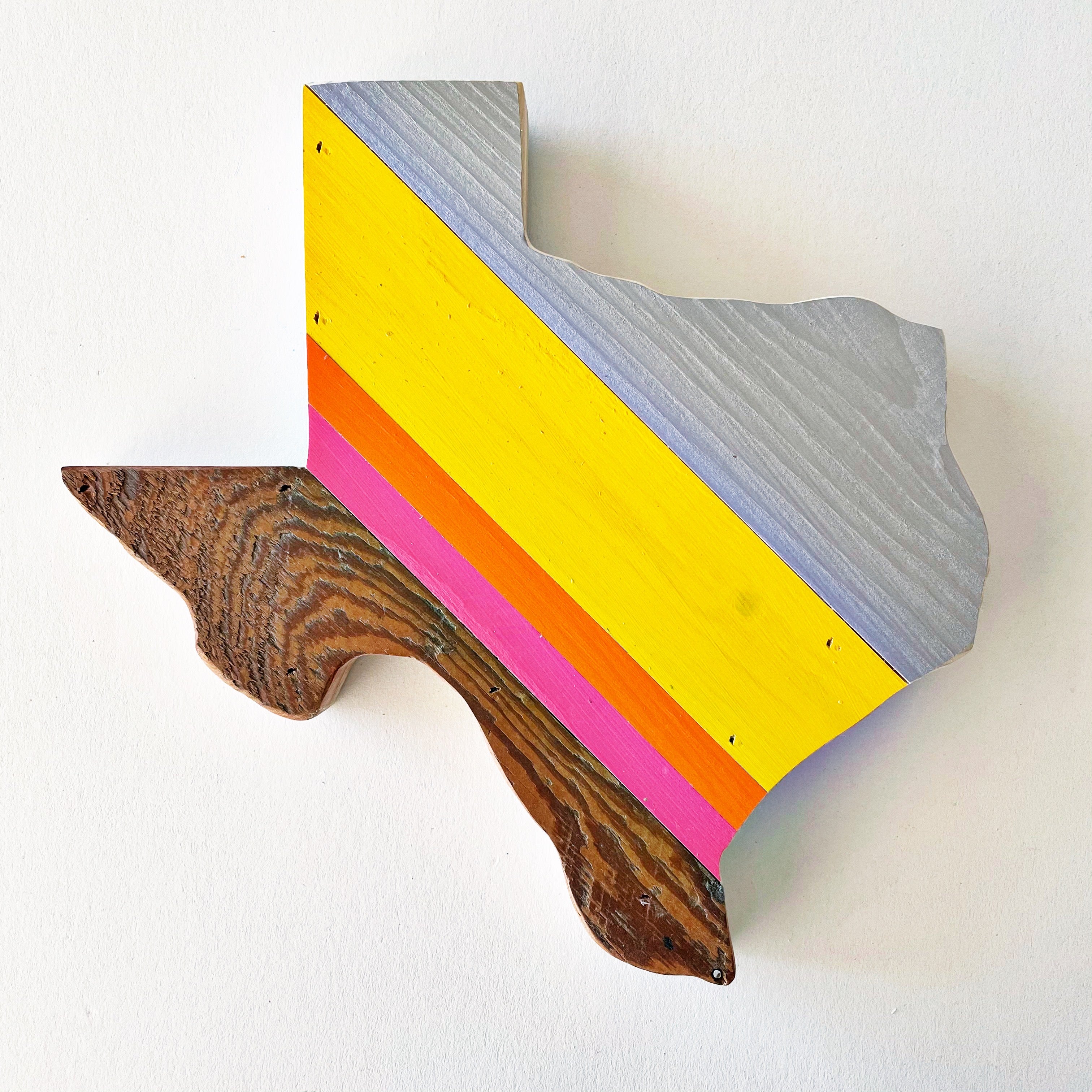 Retro Texas Wall Hanging 12 in | One of a Kind