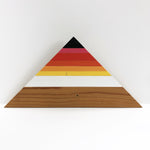 Load image into Gallery viewer, Triangle Shelf Art - 3-12&quot; (One-of-a-Kind) - Hemlock &amp; Heather
