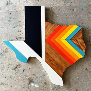 Outside, Texas Wall Hanging 15 in + 24 in | Made to Order