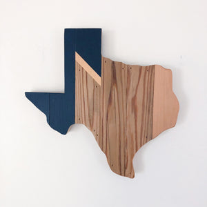 Geo Texas Wall Hanging 12 in | One of a Kind