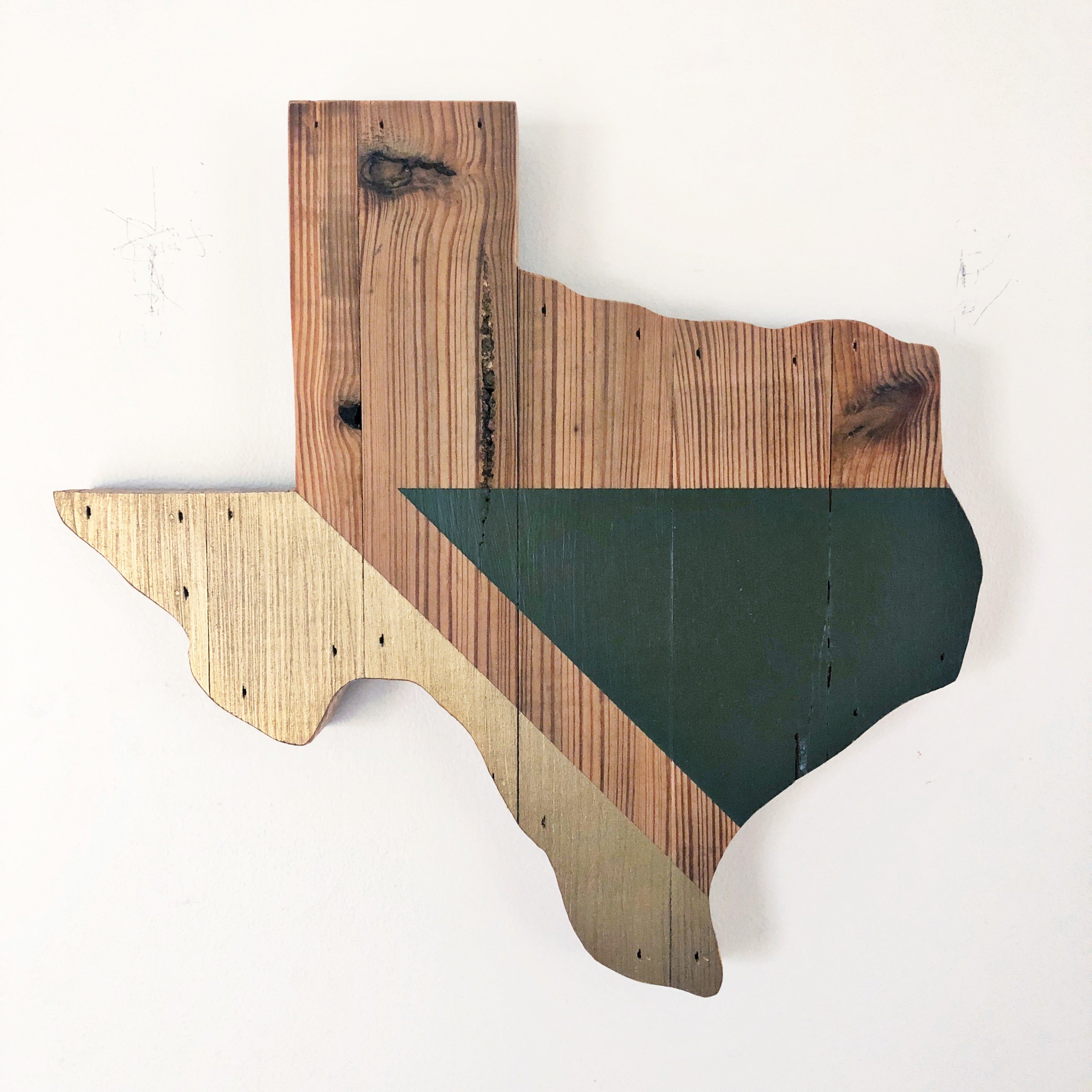 Geo Texas Wall Hanging 12 in | One of a Kind