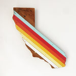 Load image into Gallery viewer, Retro California Wall Hanging 15 in | One of a Kind
