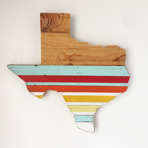 Retro Texas Wall Hanging 18 in | One of a Kind
