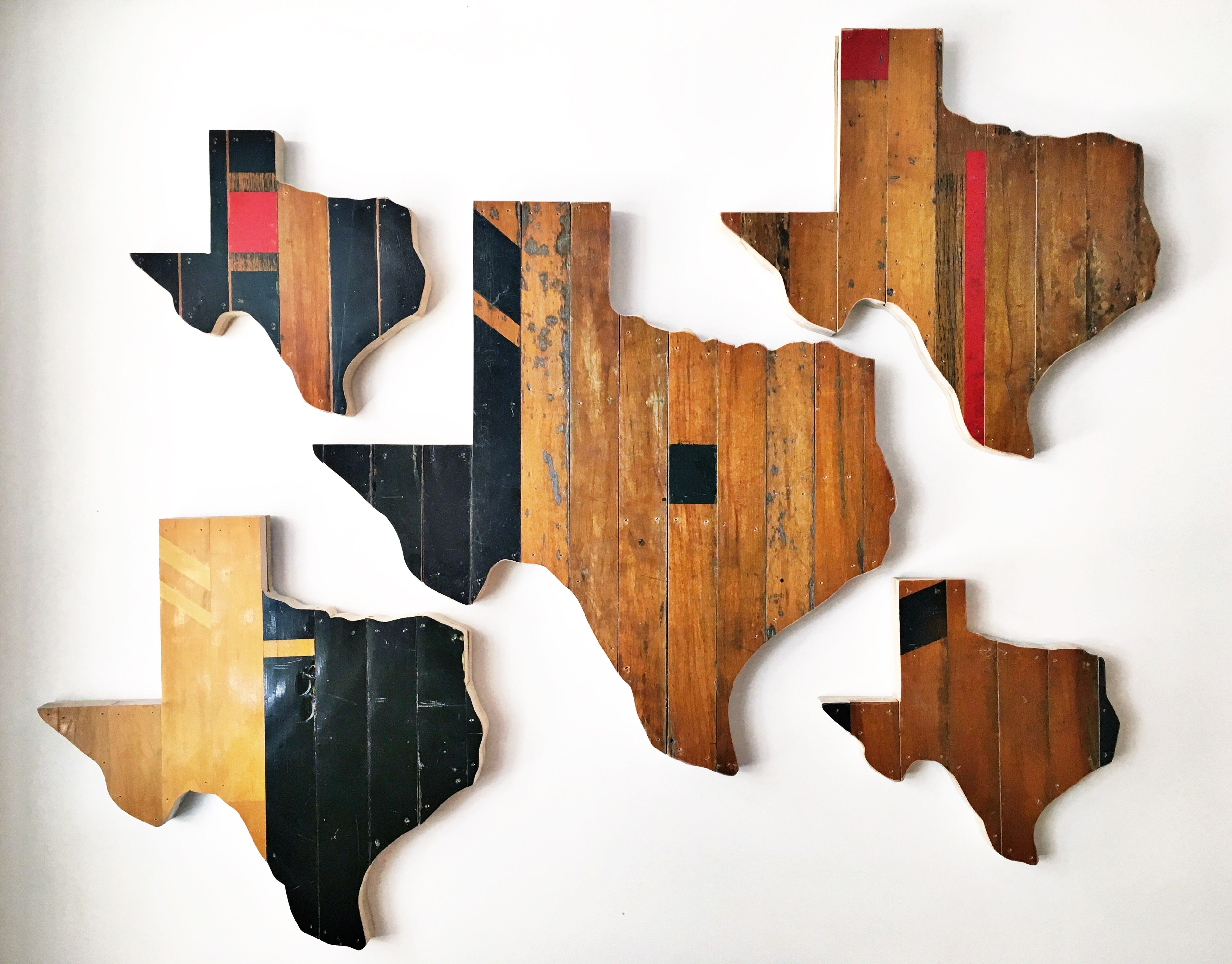 Hoosiers Texas Wall Hanging 24 in | One of a Kind