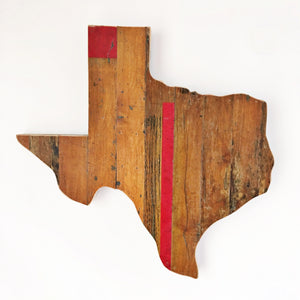 Hoosiers Texas Wall Hanging 18 in | One of a Kind