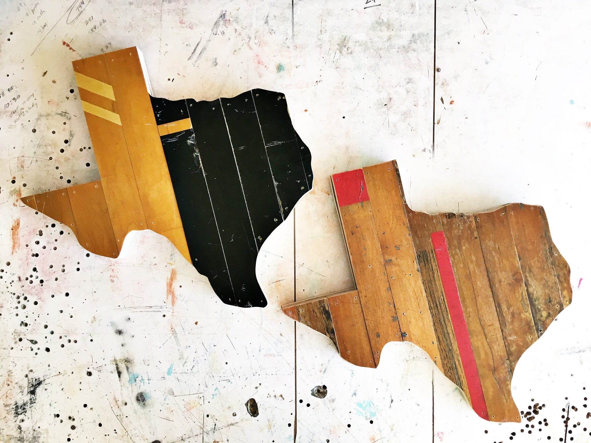 Hoosiers Texas Wall Hanging 18 in | One of a Kind
