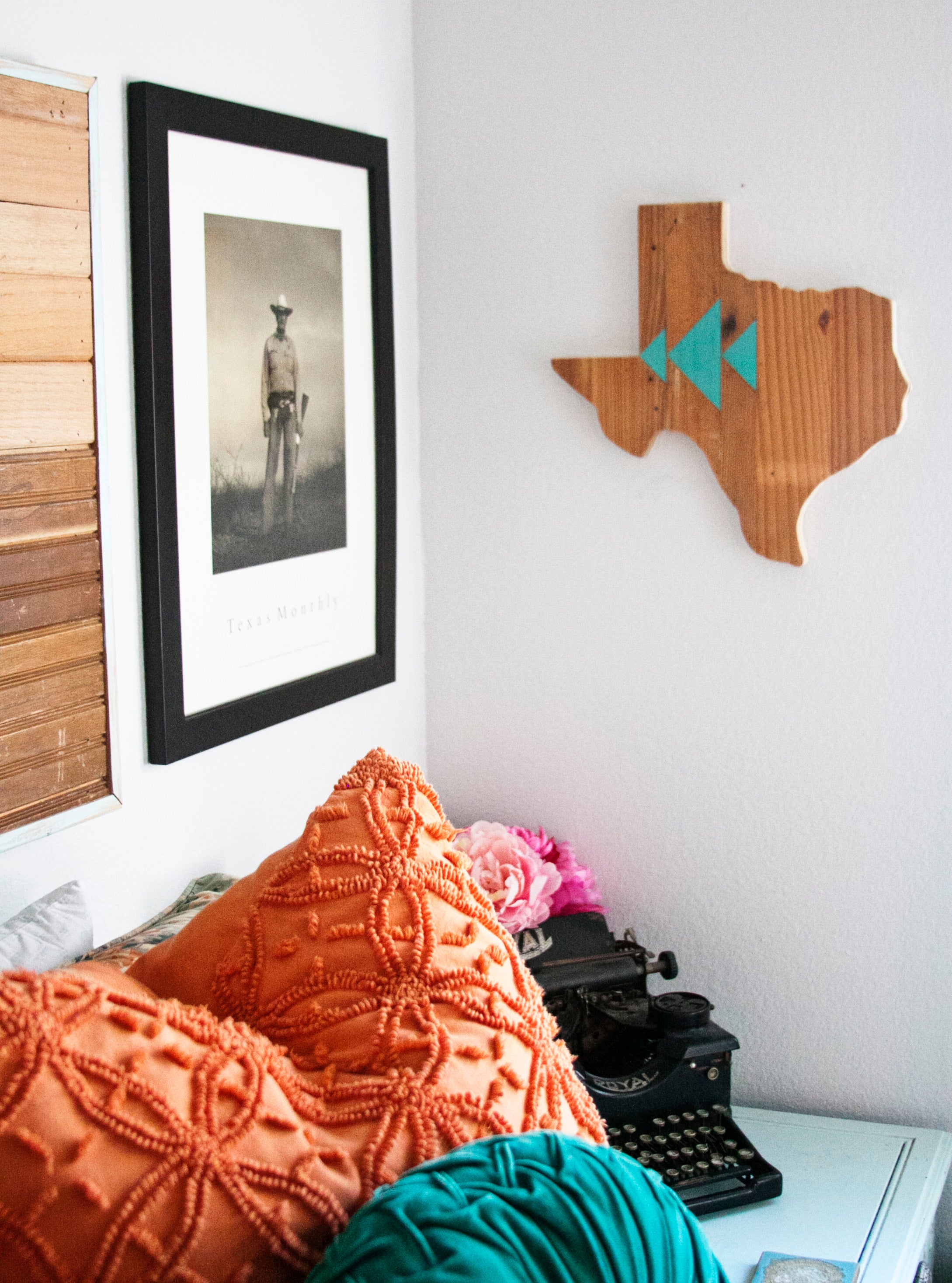 Trinity Texas Wall Hanging 18, 24 in | Made to Order