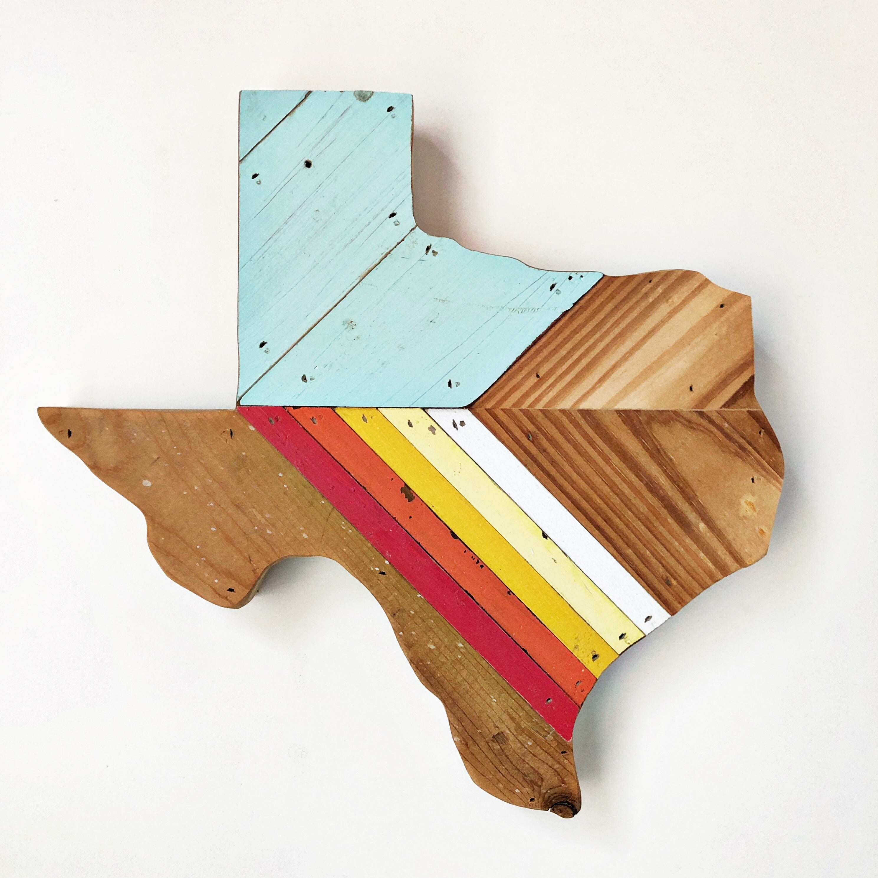 Retro Texas Wall Hanging 15 in (Custom Order for Emily C.)